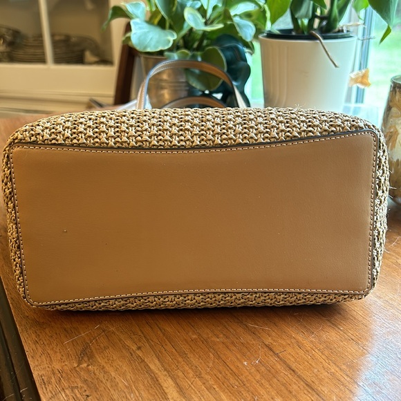 Coach straw, mini city tote - NWT - Picture 5 of 9
